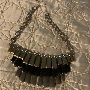 Gold & black  & silver necklace from  Avon